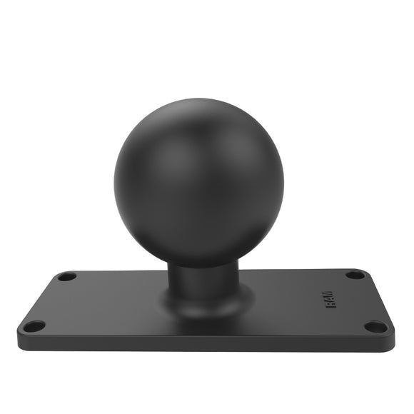 RAM-D-202U-25;- Rubber Ball with Rectangular plate